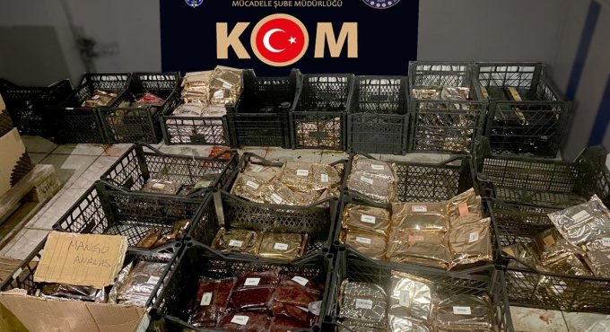 250 kilo kaçak tütün ele geçirildi!