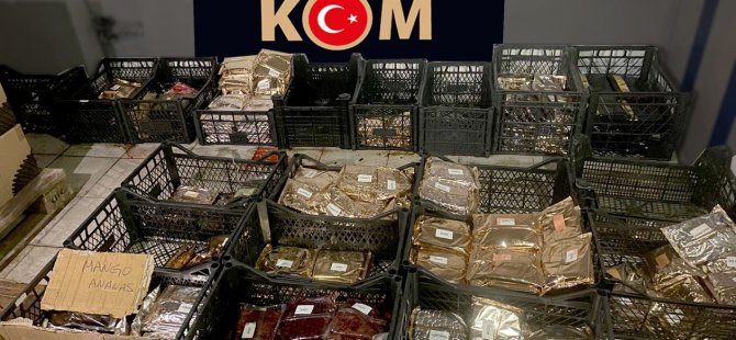 250 kilo kaçak tütün ele geçirildi!