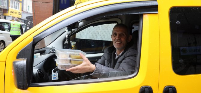 Büyükşehir, taksici esnafını Ramazan’da unutmadı