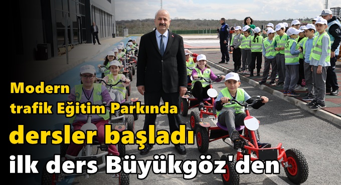 Modern Trafik Eğitim Parkında Dersler Başladı