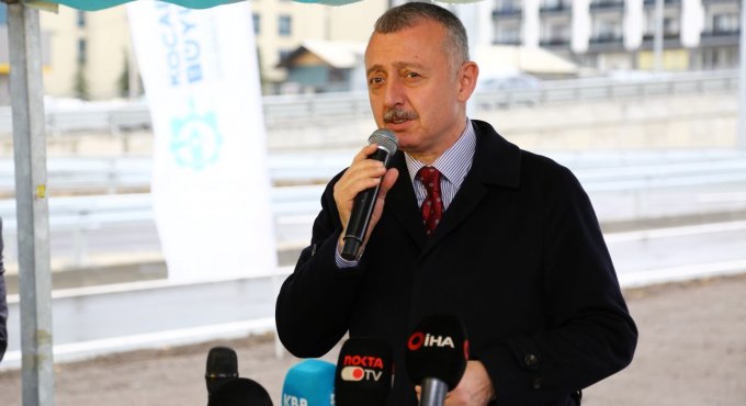 Başkan Büyükakın;  Devasa projeyi 1 yılda tamamladık