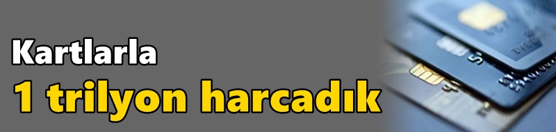 Kartlarla 1 trilyon harcadık