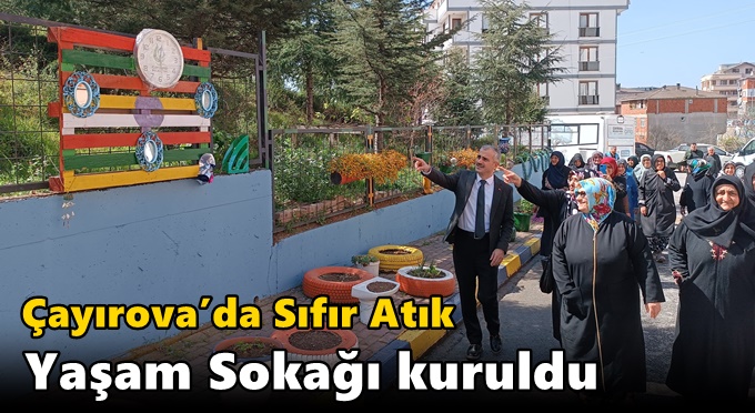 Çayırova’da Sıfır Atık Yaşam Sokağı kuruldu