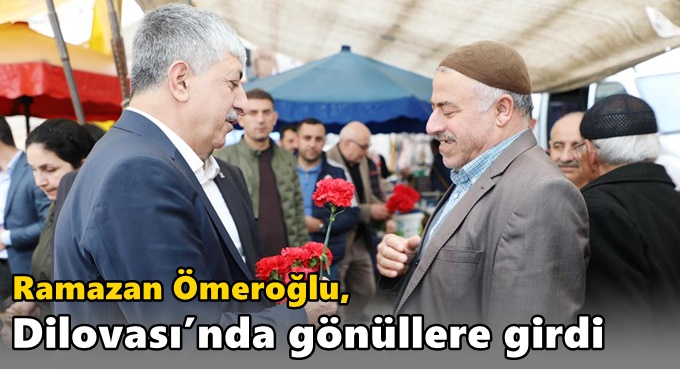 Ömeroğlu, Dilovası’nda gönüllere girdi