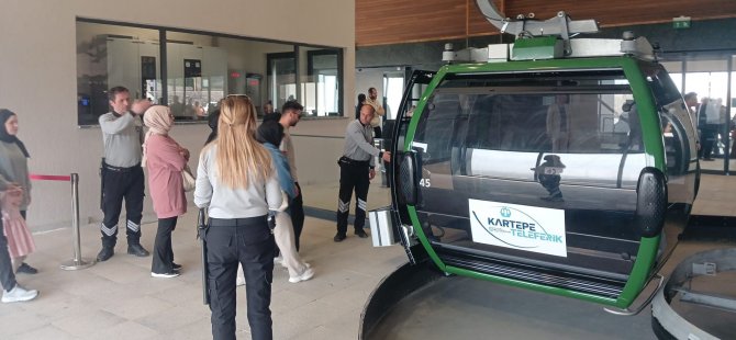 Hafta sonunda teleferik keyfi