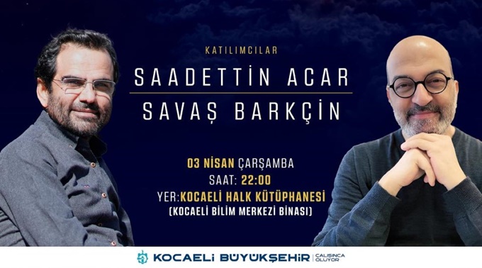 Büyükşehir yazar Barkçin’i okurlarıyla buluşturacak