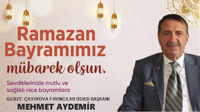 Mehmet Aydemir Bayram Kutlama mesajı