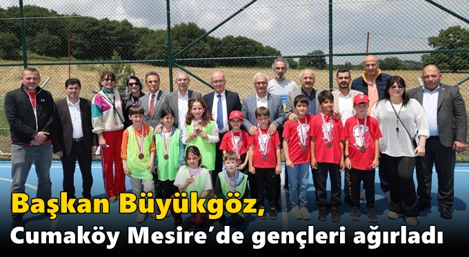 Başkan Büyükgöz, Cumaköy  Mesire’de çocukları Ağırladı