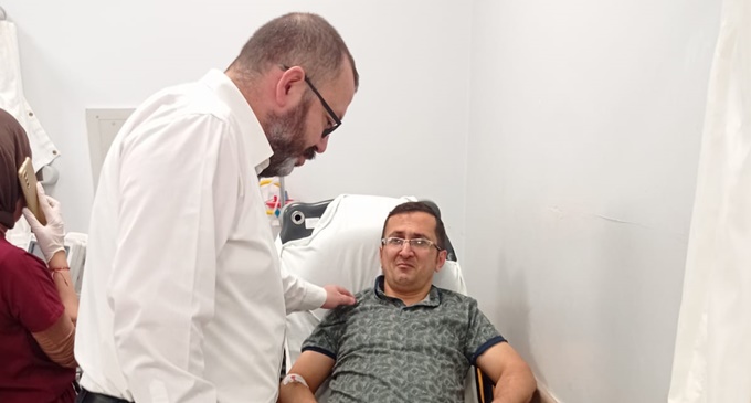 Aydınlık’tan yaralılara geçmiş olsun ziyareti