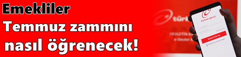 Emekliler Temmuz zammını nasıl öğrenecek!