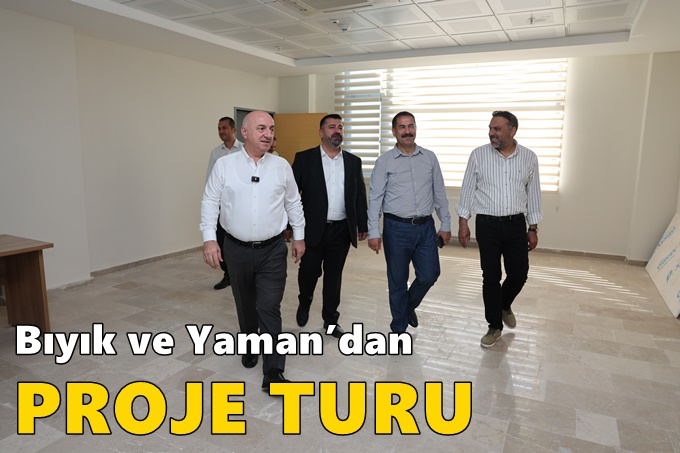 BIYIK VE YAMAN DEVAM EDEN PROJELERİ İNCELEDİ