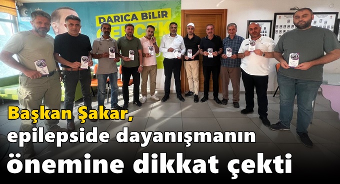 Şakar, epilepside dayanışmanın önemine dikkat çekti