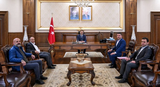 Motorlu Taşıyıcılar Kooperatiflerinden Vali İlhami Aktaş’a Ziyaret