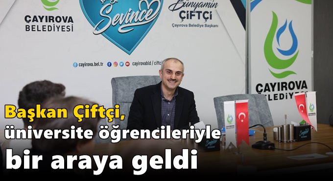 Çiftçi, üniversite öğrencileriyle bir araya geldi