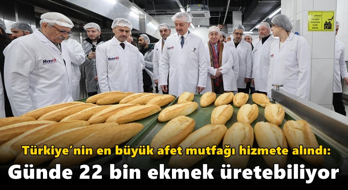 Günde 22 bin ekmek üretebiliyor