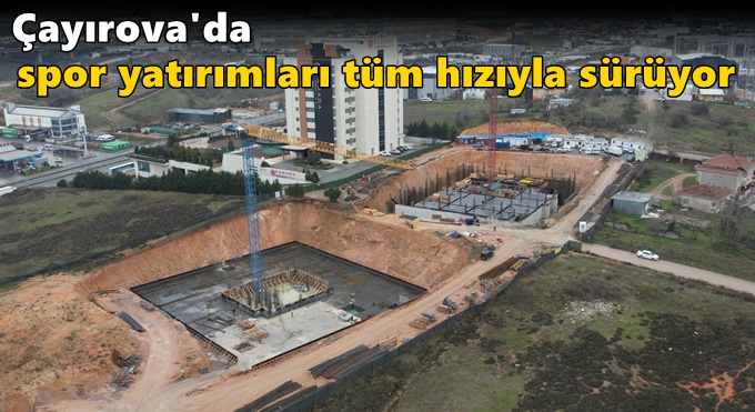 Spor yatırımları tüm hızıyla sürüyor