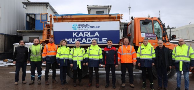 Karla mücadele anbean takip ediliyor