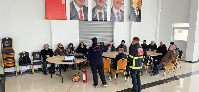 Kocaeli İtfaiyesi vatandaşı bilinçlendiriyor