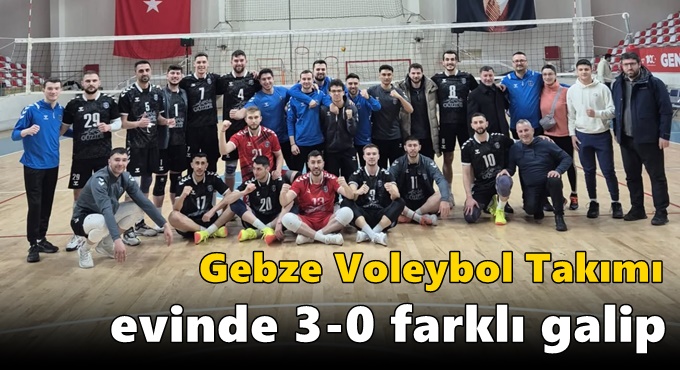 Gebze Voleybol Takımı Evinde 3-0 Farklı Galip