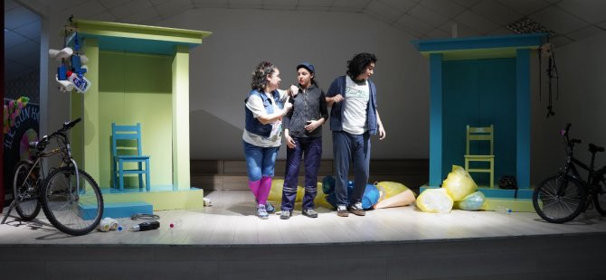 Tiyatro ile çevreci ulaşımı öğrenecekler