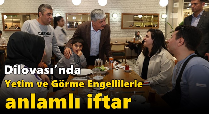 Dilovası’nda Yetim ve Görme Engellilerle Anlamlı İftar