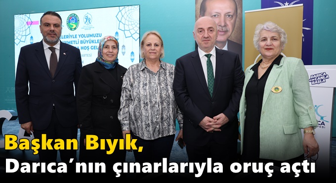 Başkan Bıyık, Darıca’nın çınarlarıyla oruç açtı