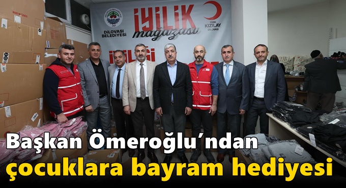 Başkan Ömeroğlu’ndan Çocuklara Bayram Hediyesi
