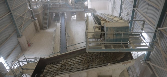 Taş kırma tesisiyle 6 ayda 17 milyon tasarruf sağlandı