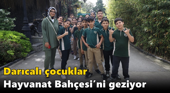 DARICA BELEDİYESİ’NDEN ÖĞRENCİLERE DOĞA VE HAYVAN SEVGİSİNİ AŞILAYAN GEZİ