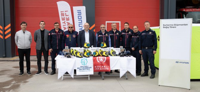 Hyundai Motor Türkiye’den Kocaeli İtfaiyesi’ne Kurtarma Ekipmanı Desteği
