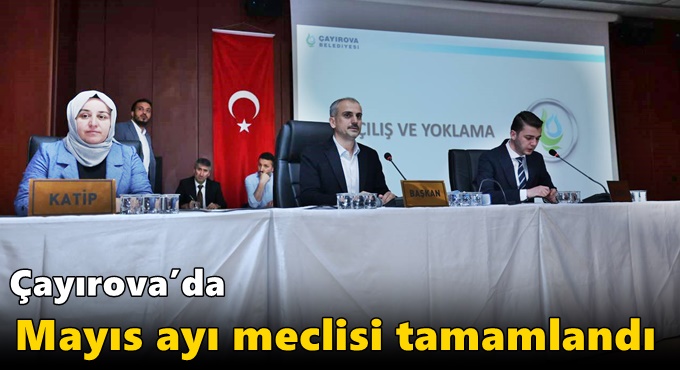 Çayırova’da Mayıs ayı meclisi tamamlandı