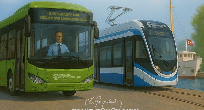 19 Mayıs’ta Kocaeli’nde ulaşım ücretsiz