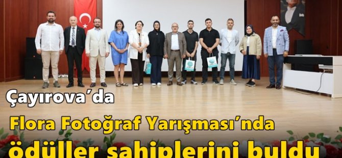 Çayırova’da Flora Fotoğraf Yarışması’nda ödüller sahiplerini buldu