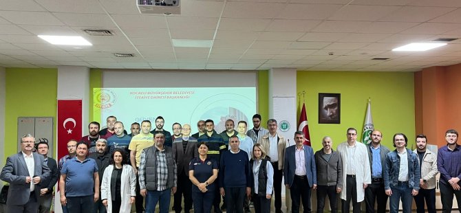 Büyükşehir İtfaiyesi’nden KOÜ personeline eğitim