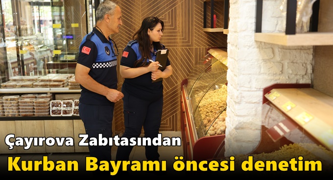 Zabıtadan Kurban Bayramı öncesi denetim