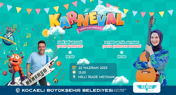 Çocuklar Karnaval’da buluşuyor