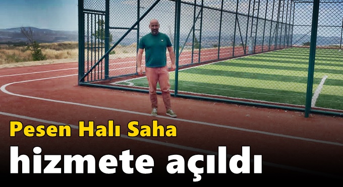 Pesen Halı Saha Hizmete Açıldı
