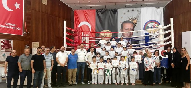 Körfez’de karate kuşak sınavı yapıldı