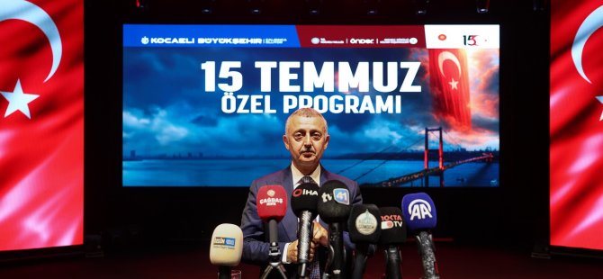 Büyükakın binlerce kişiye seslendi; 15 Temmuz kardan aydınlığa uyanışın gecesi