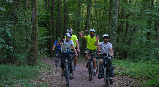 Dağ bisikleti tutkunları Ormanya’da buluştu