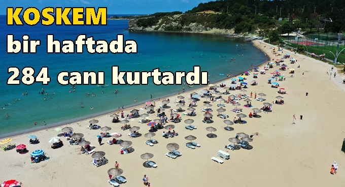 KOSKEM bir haftada 284 canı kurtardı