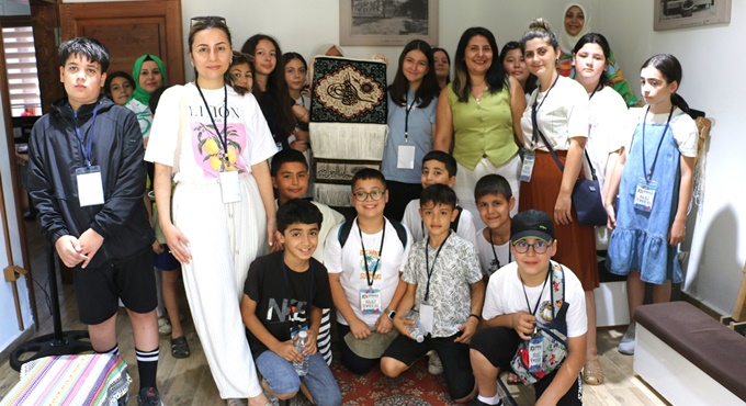 Halı Müzesi’nin minik ziyaretçileri