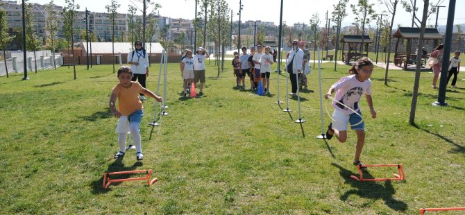Geleneksel sokak oyunları millet bahçelerine taşındı