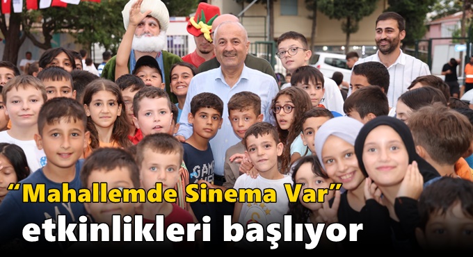 Gebze'de “Mahallemde Sinema Var” Etkinlikleri Başlıyor