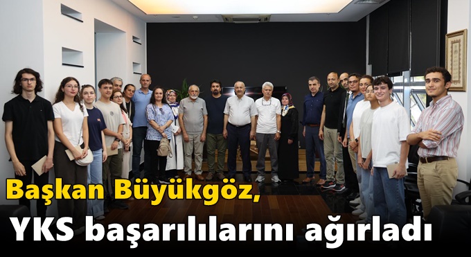 Başkan Büyükgöz, YKS Başarılılarını Ağırladı