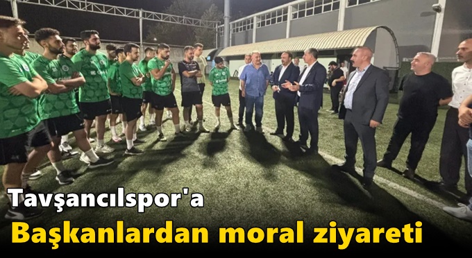 Tavşancılspor'a Başkanlardan moral ziyareti