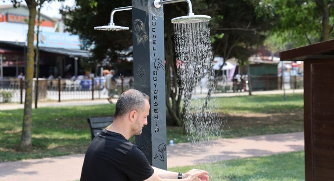 Büyükşehir’den sahillerde su tasarrufu hamlesi