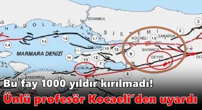Bu fay 1000 yıldır kırılmadı!