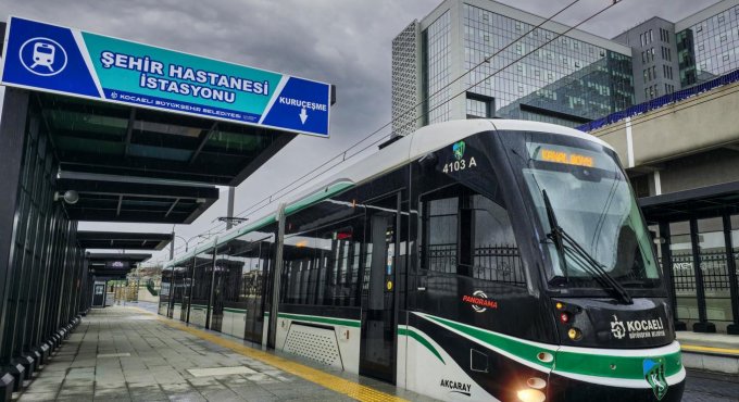 Şehir Hastanesi tramvay hattı rekor kırdı