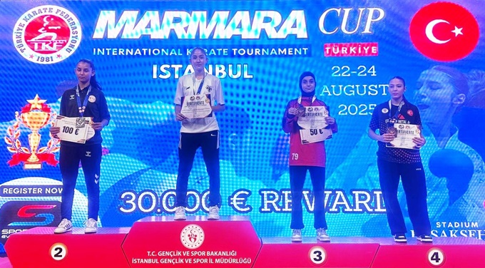 Körfezli karatecilerin uluslararası başarısı